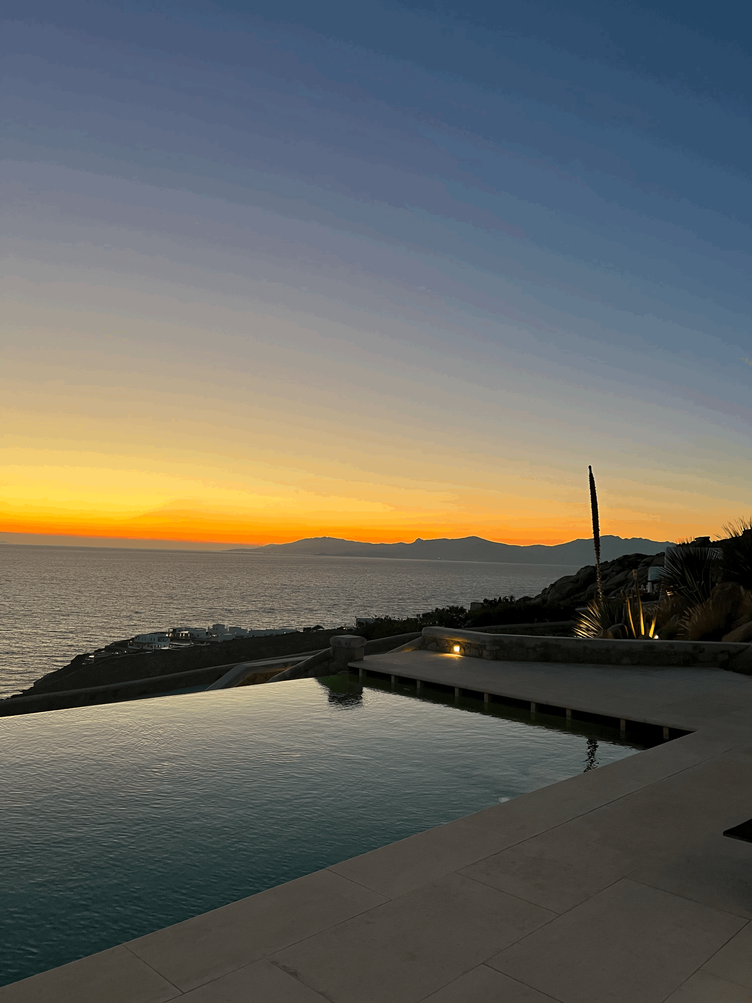Private barber Mykonos villa pool terrace — [sēnsei] London