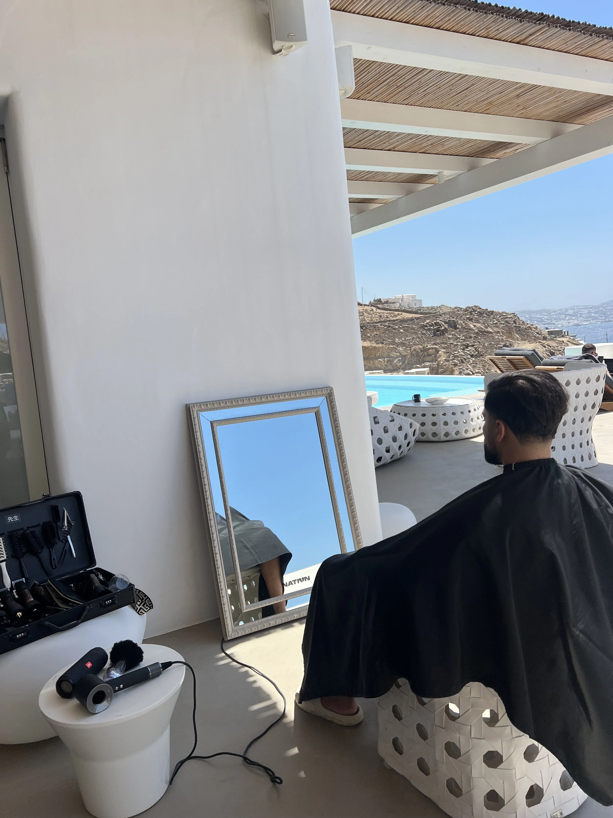 Celebrity barber Mykonos complete discretion — [sēnsei] London