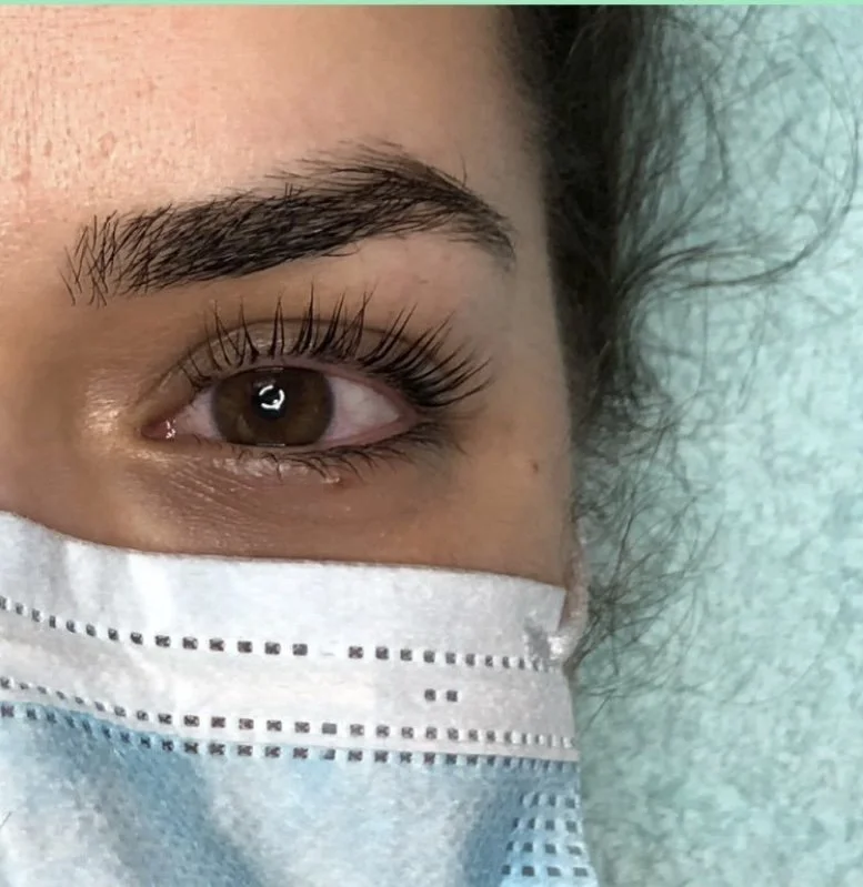 Lash Extensions &amp; Lift Mykonos — Applied Where You're Already Lying Down