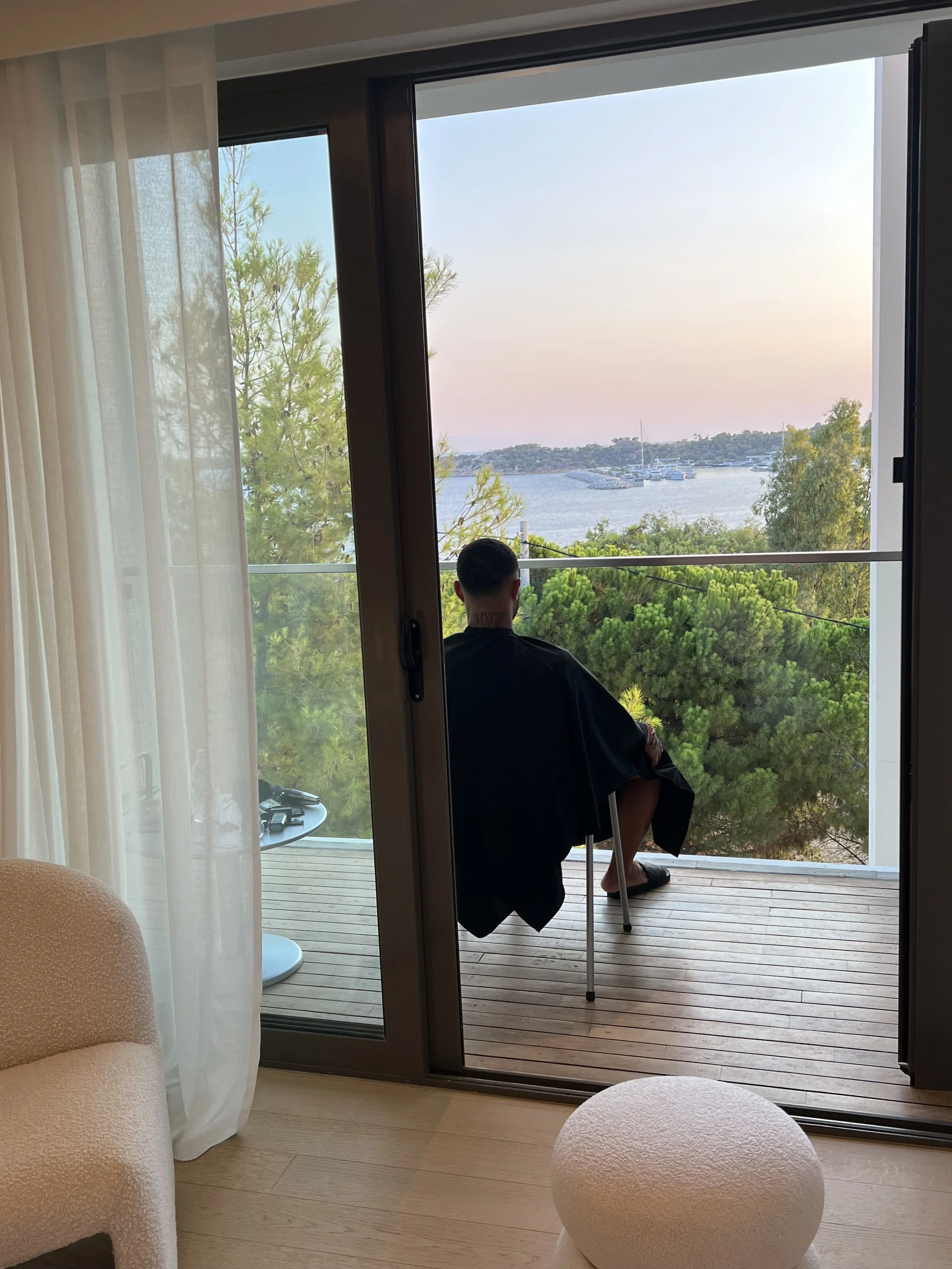 Private barber Vouliagmeni Athens villa — [sēnsei] London