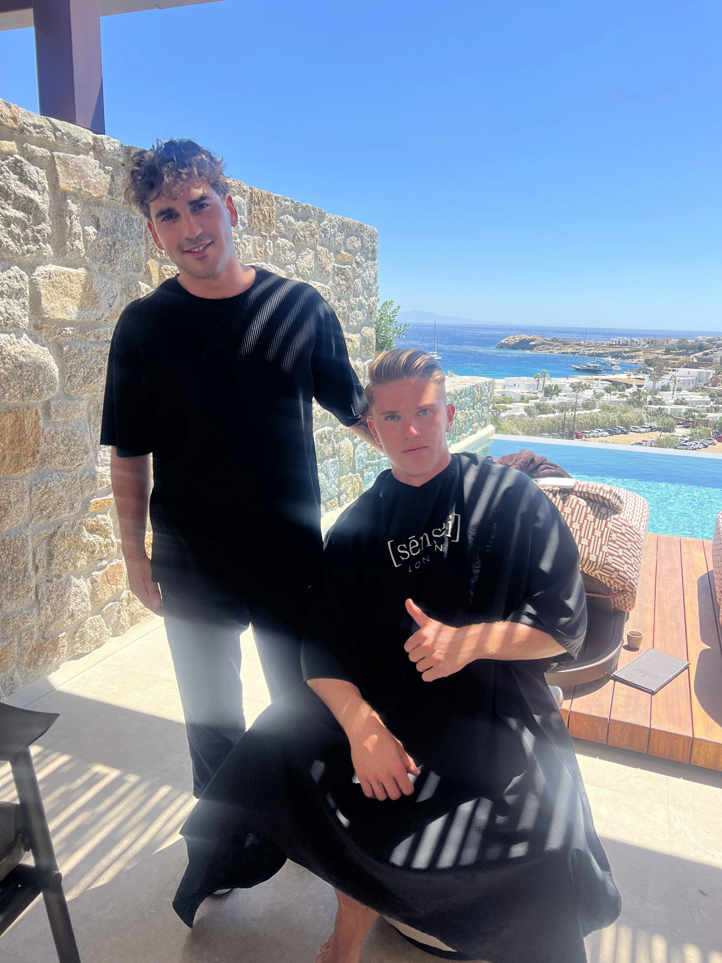 Private barber Mykonos Premier League footballer — [sēnsei] London