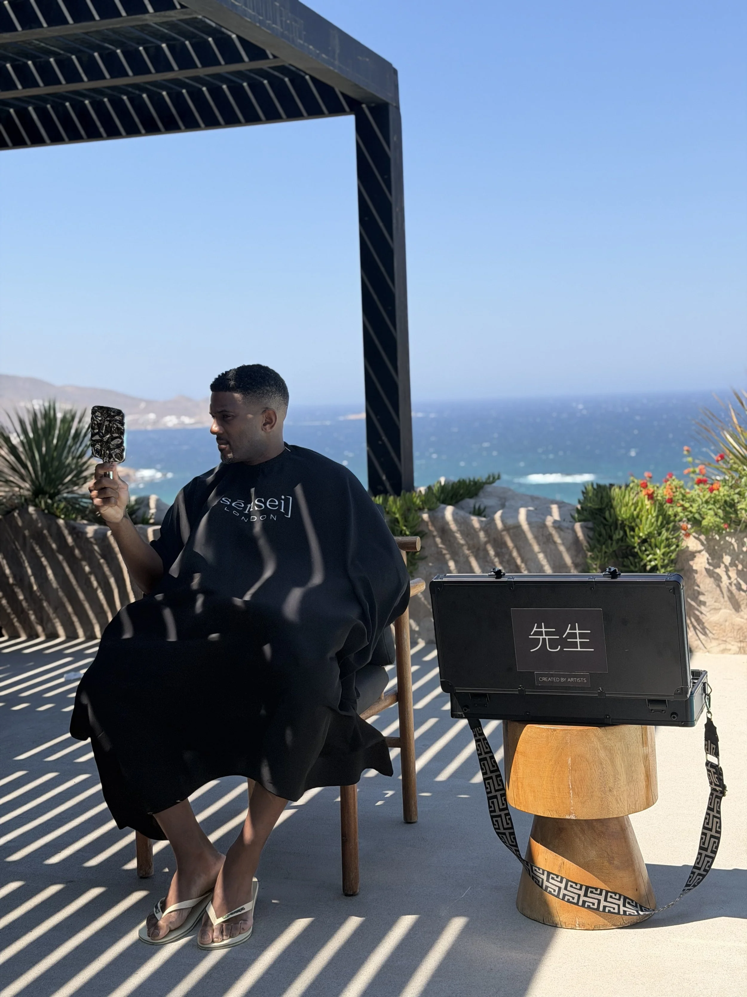 Luxury barber Vouliagmeni Athens villa — [sēnsei] London