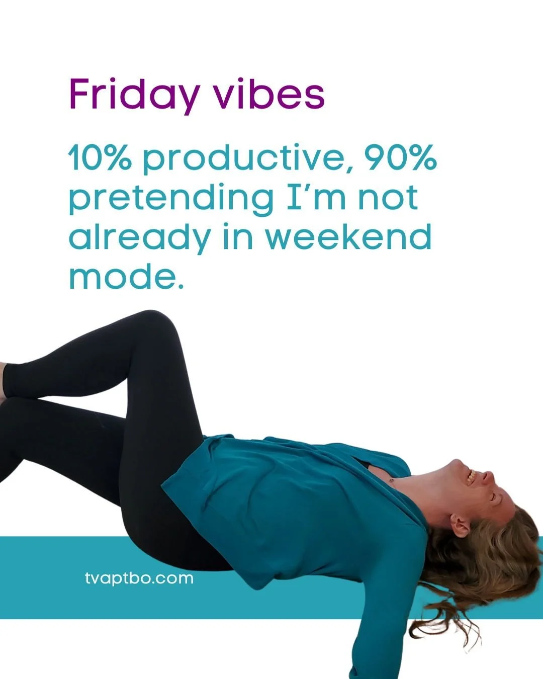 You know those Fridays where you’re pretending to be productive just so it looks like you’re working?
Yeah… you don’t actually have to do that.
You’re the boss...you make the rules.
Go enjoy your weekend!