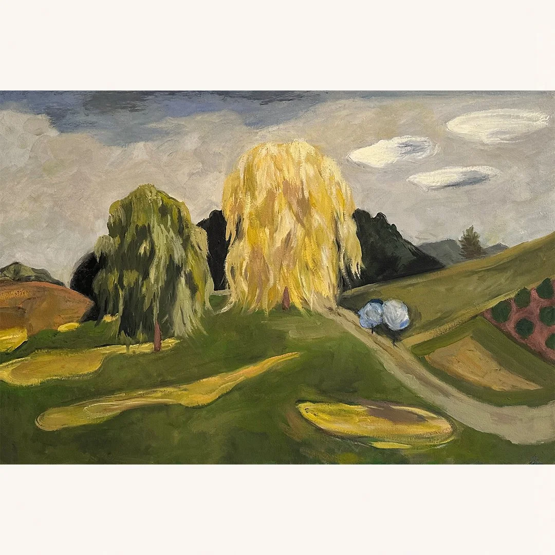 Mary Breneman | Route 9 | Oil on Canvas | 25 x 37 inches | 2025