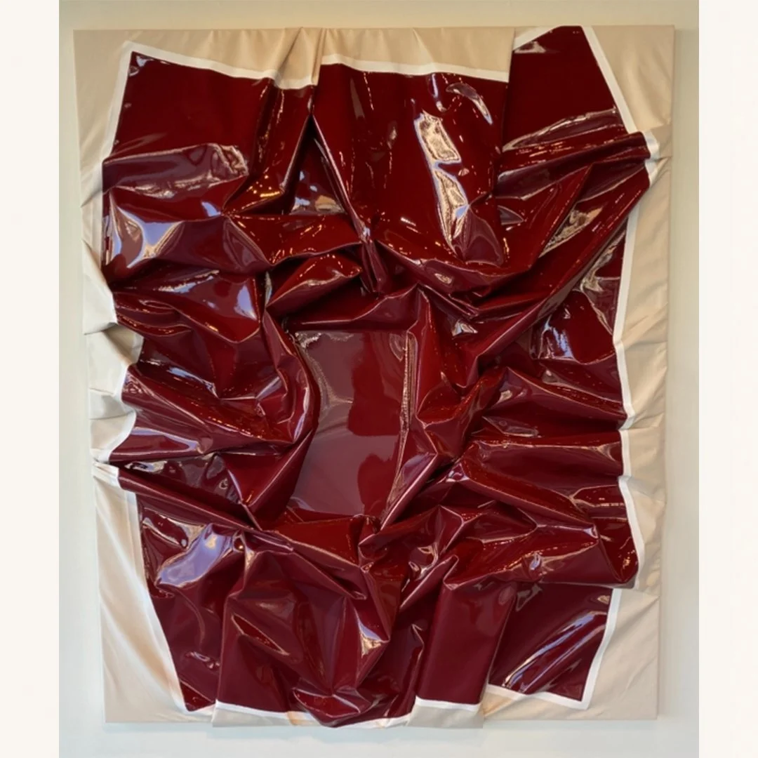 Joseph Clarke | Portal | House Paint and Epoxy Resin on Canvas and Handmade Stretcher | 72 x 60 x 8 inches | 2023