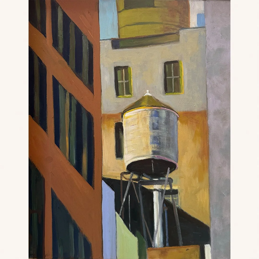 Mary Breneman | Shutters, 2025 | Oil on Canvas | 20 x 16 inches