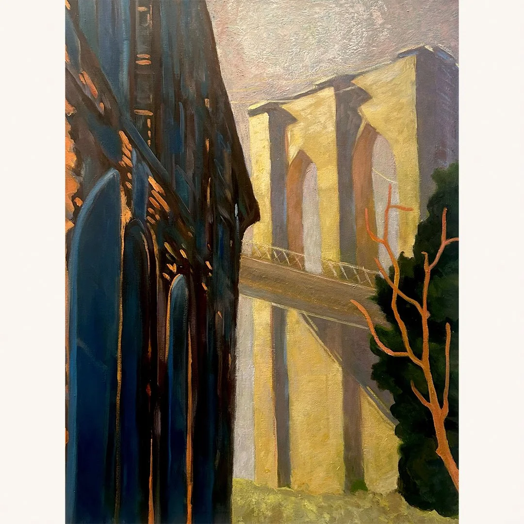Mary Breneman | Roebling, 2025 | Oil on Canvas | 40 x 30 inches