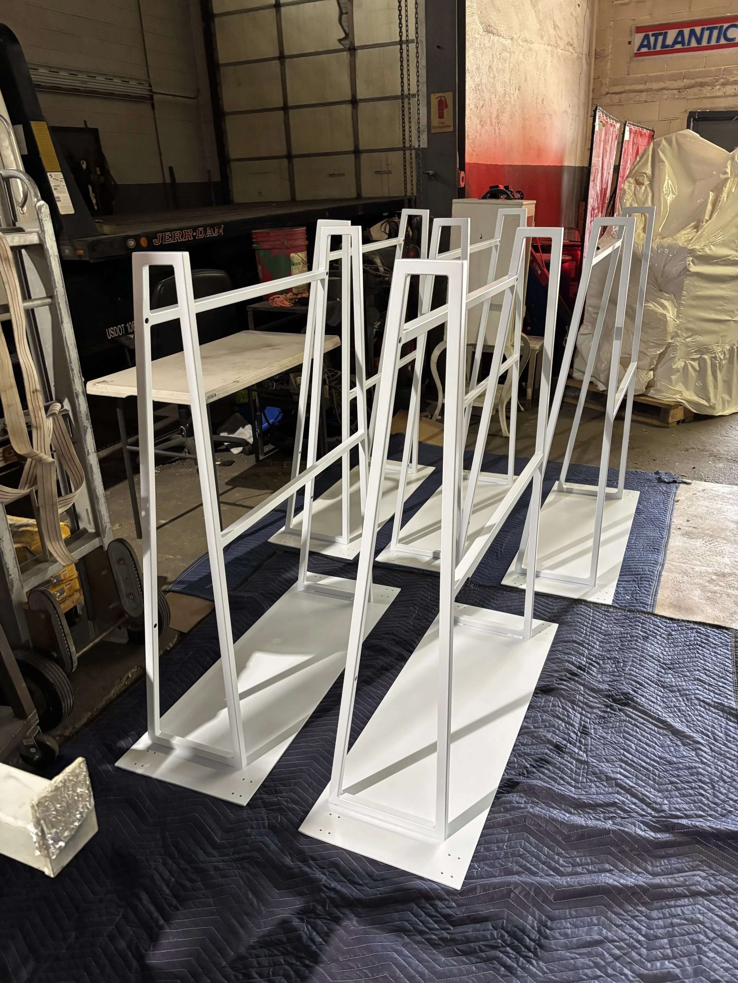 Powder coated Steel Sign Supports