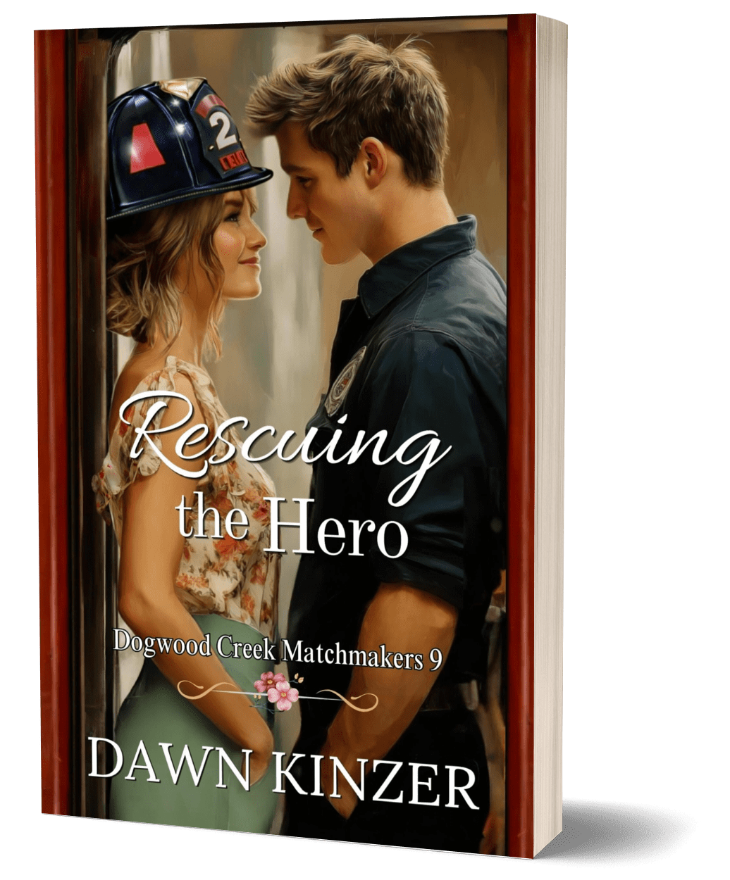 The cover for Rescuing the Hero, a contemporary Christian romance.