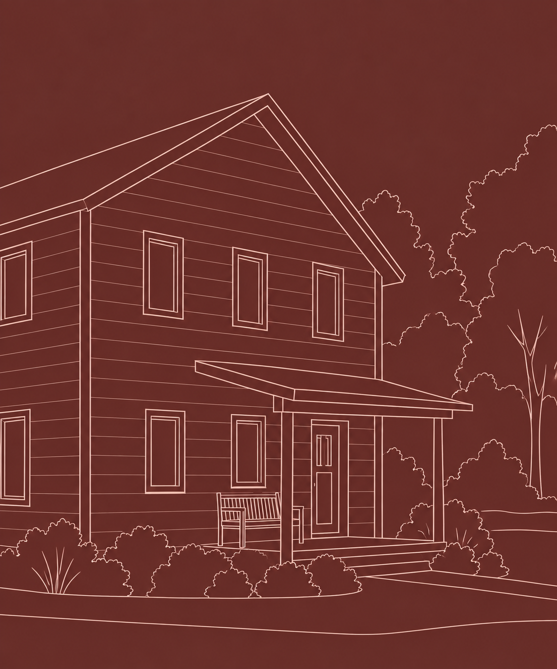 House Line Drawing