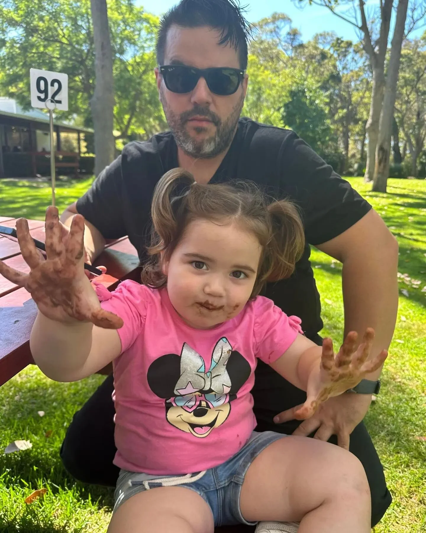 The new chocolate diet. Get most of it on your hands and face, thus eliminating unwanted calories. #chocolate