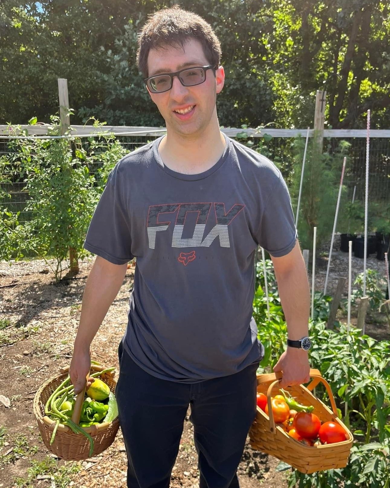 Farm crew veggie garden