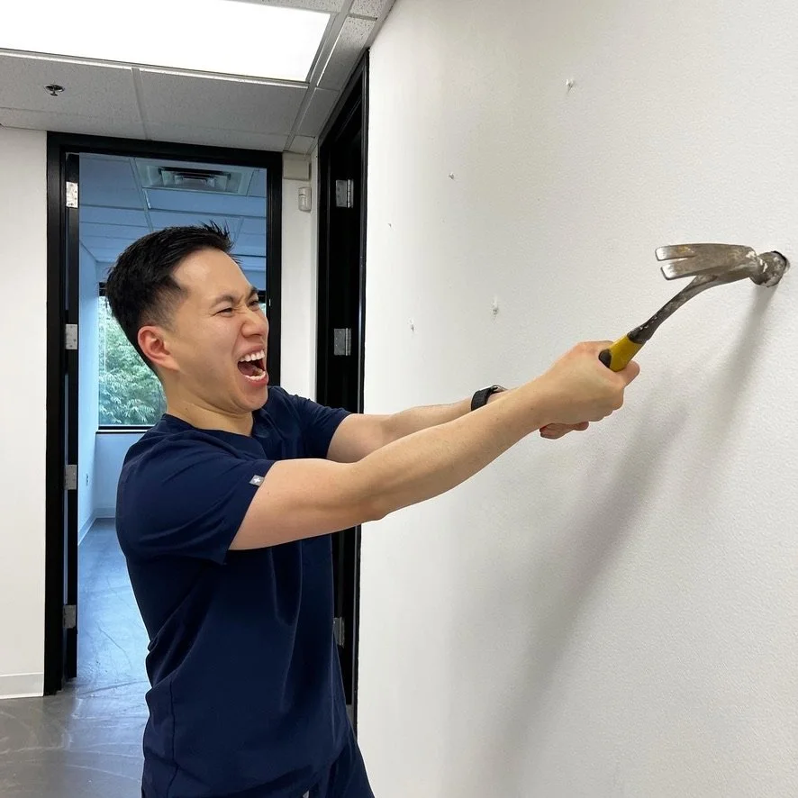 Dr. Jimmy starting demolition