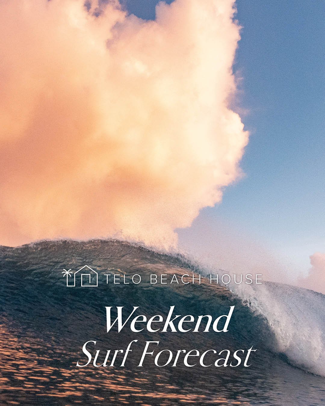 Sunset Glow in the Telo

Friday, May 30
 &bull; Swell: Southwest (224&deg;)
 &bull; Primary Swell: 1.9 m @ 15.2s
 &bull; Secondary Swell: 0.7 m @ 14.3s
 &bull; Wave Height: Overhead to double overhead (5 ft)
 &bull; Wind: Light N (3 kt)
 &bull; Weath