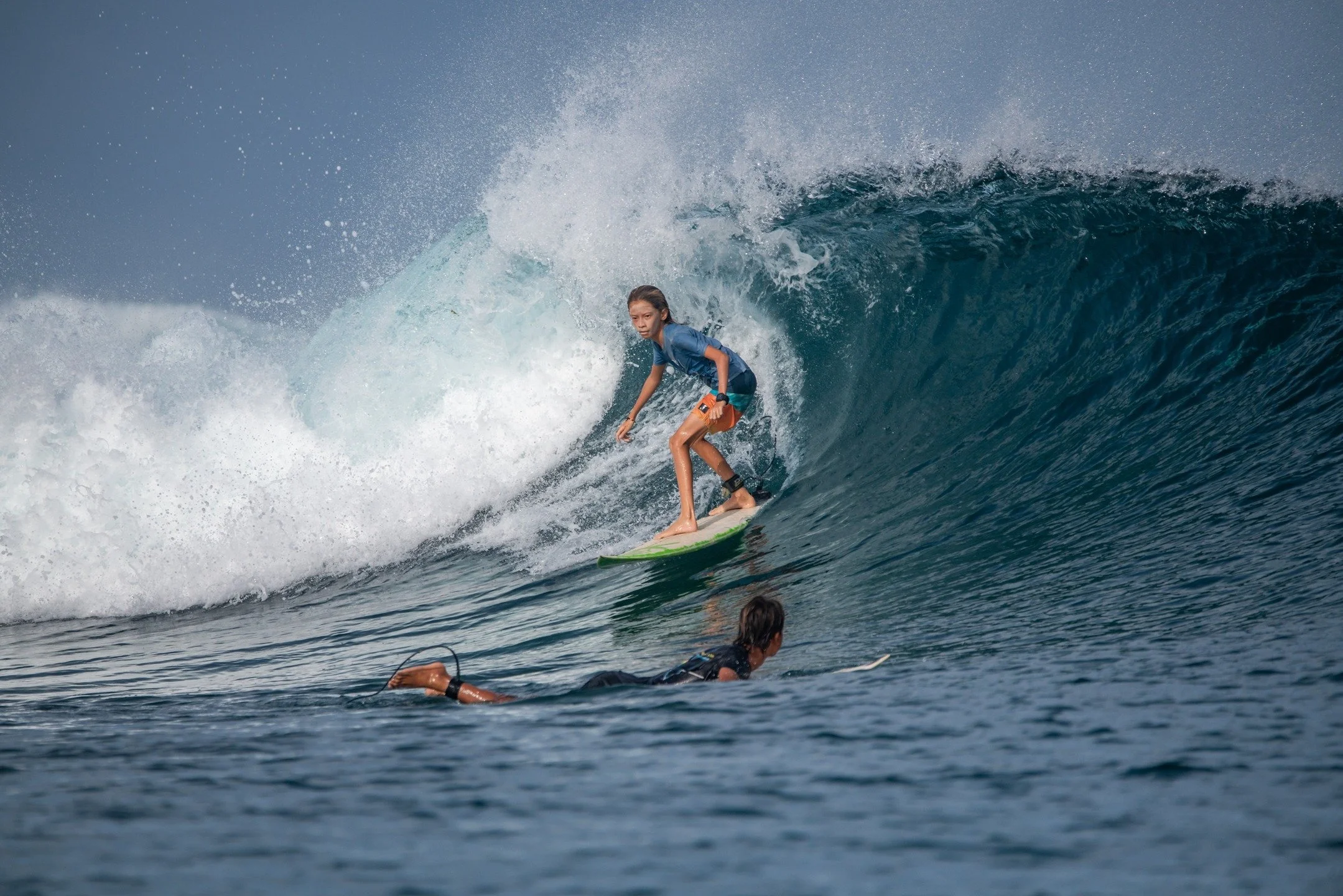 Epic Waves for all ages and abilities!

Visit www.telobeachhouse.com to secure your spot.

#telobeachhouse #teloislands #tropicalsunset #surftrip2026 #indosurf #islandlife #telobeachhouse