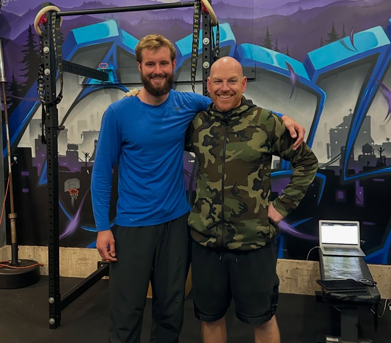 Coach Mike with Client