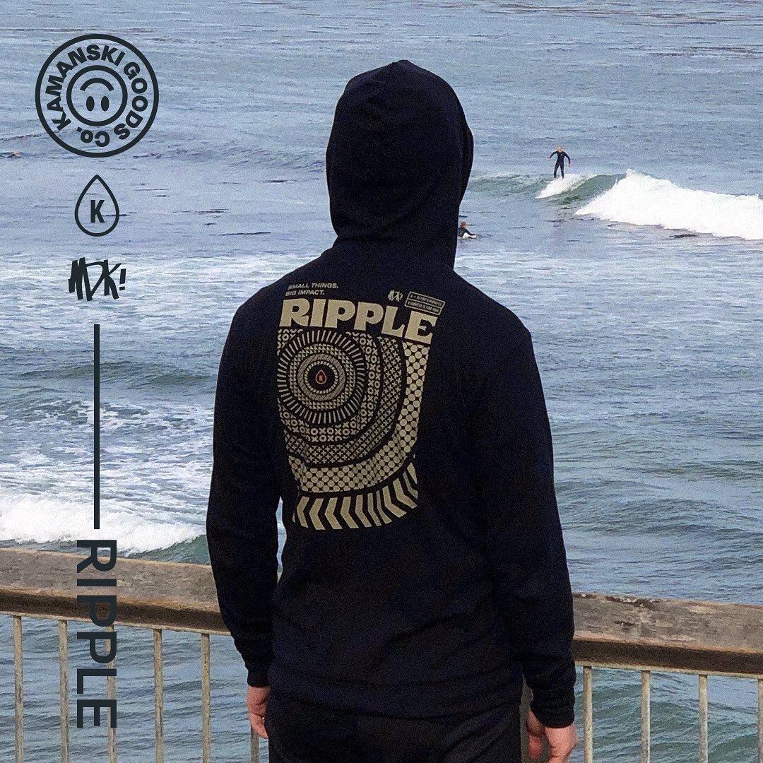I hope you&rsquo;re out on a beach just like my friend Brev here. Brev is kindly rocking our Ripple hoody, because the beach is breezy. Get this while ya can, it&rsquo;ll be archived Jan 30th. 

#apparel #streetwear #hoodie #kamanskigoods #lifesabeac