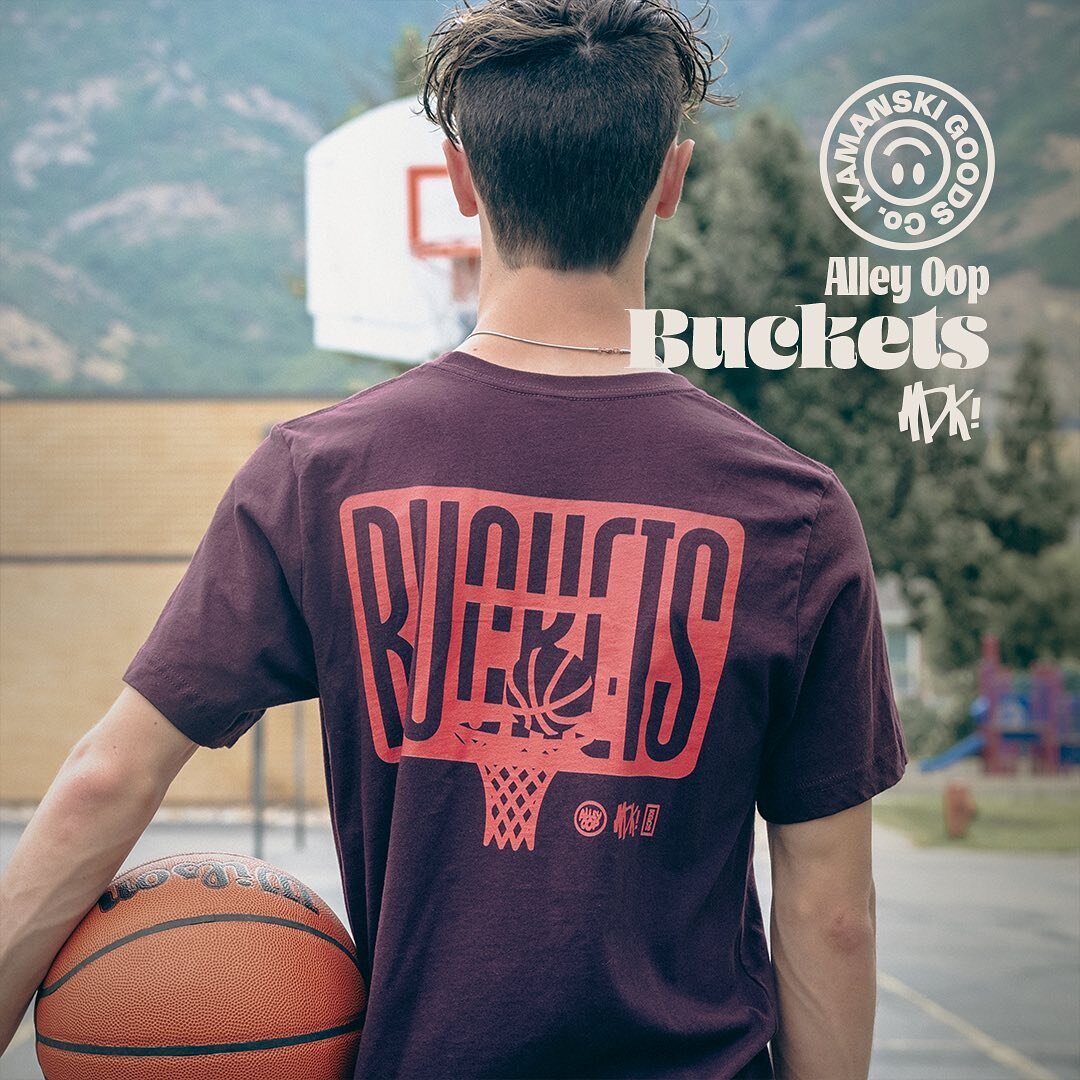 Buckets &mdash; a phrase used to describe someone who dominates the competition. Just like you.
#kamanskigoods #buckets #basketball #getbuckets #nba #allstargame #apparel #indiebrand