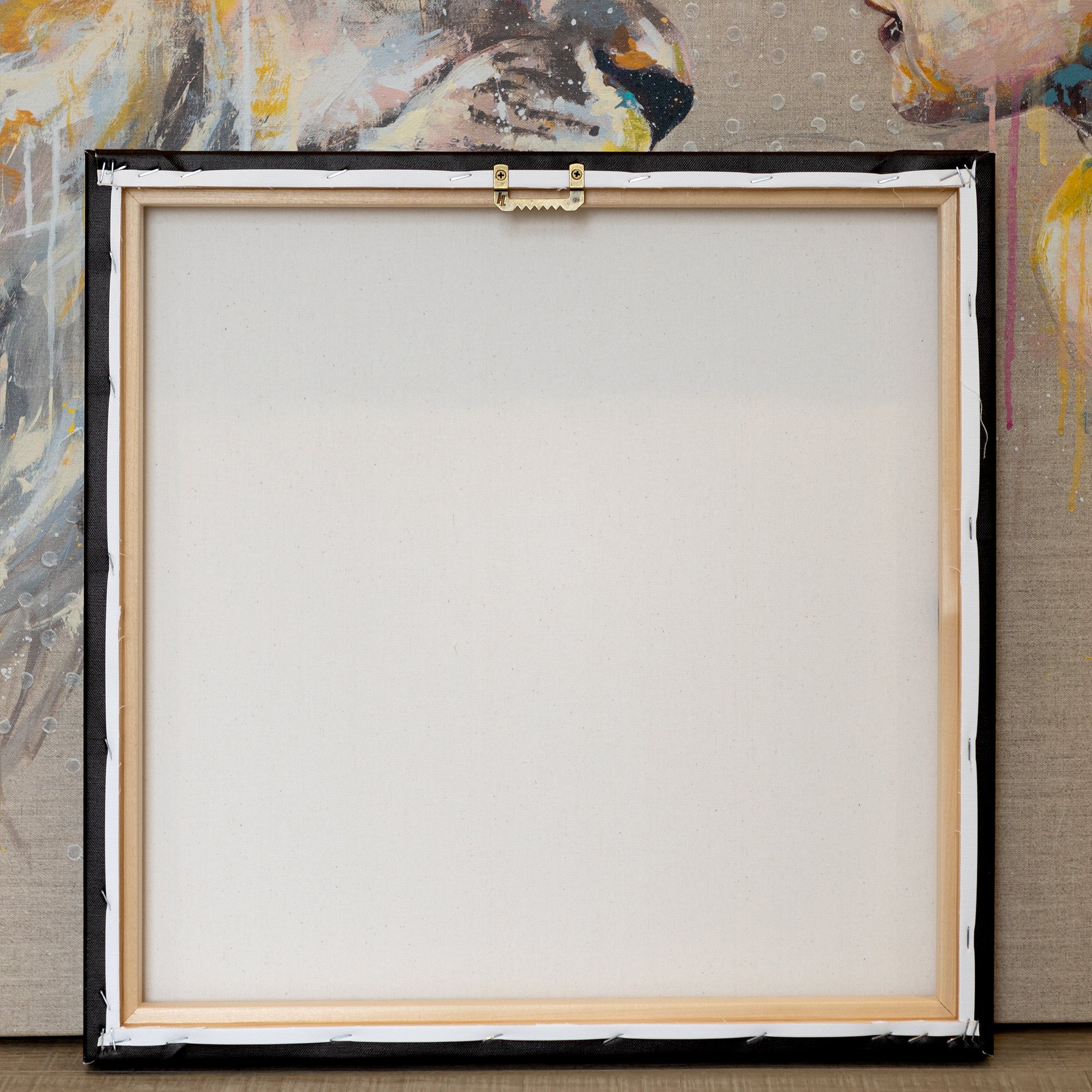 Canvas Hanger and Back