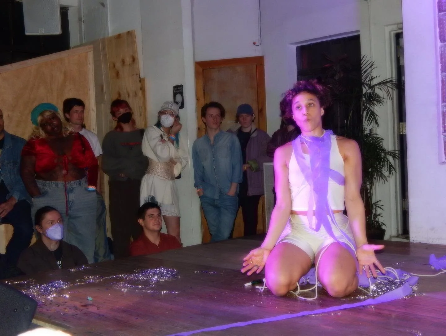 Photos from Dominica Greene&rsquo;s set last night at BADDANCE