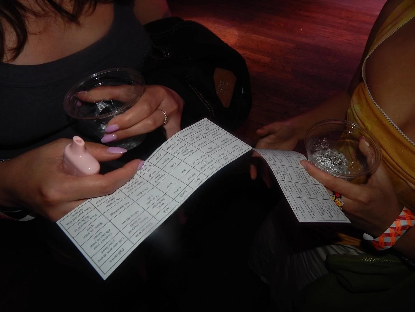 Social photos from BADDANCE on 4/1 at @trans.pecos 

Thank you for coming to support dance artists to take risks &amp; choose joy 

First photo is of audience participation material distributed by @draminica 

(Photos 3&amp;4&amp;6 by @bigflowers.wrl