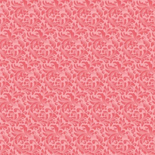 Cherished Scrolls Rose Pink  By NICOLE DECAMP