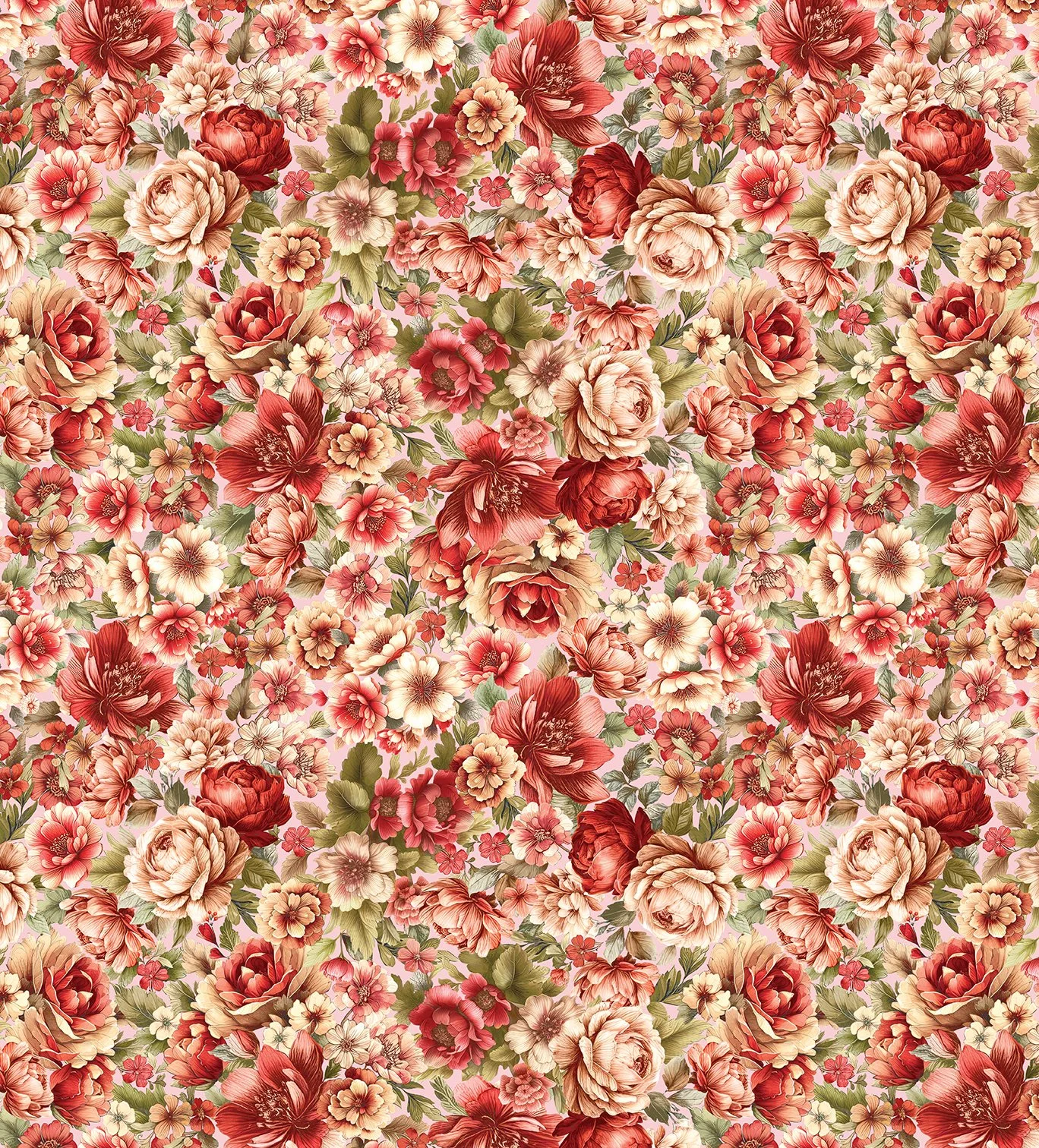 Romantic Floral Blush  By NICOLE DECAMP