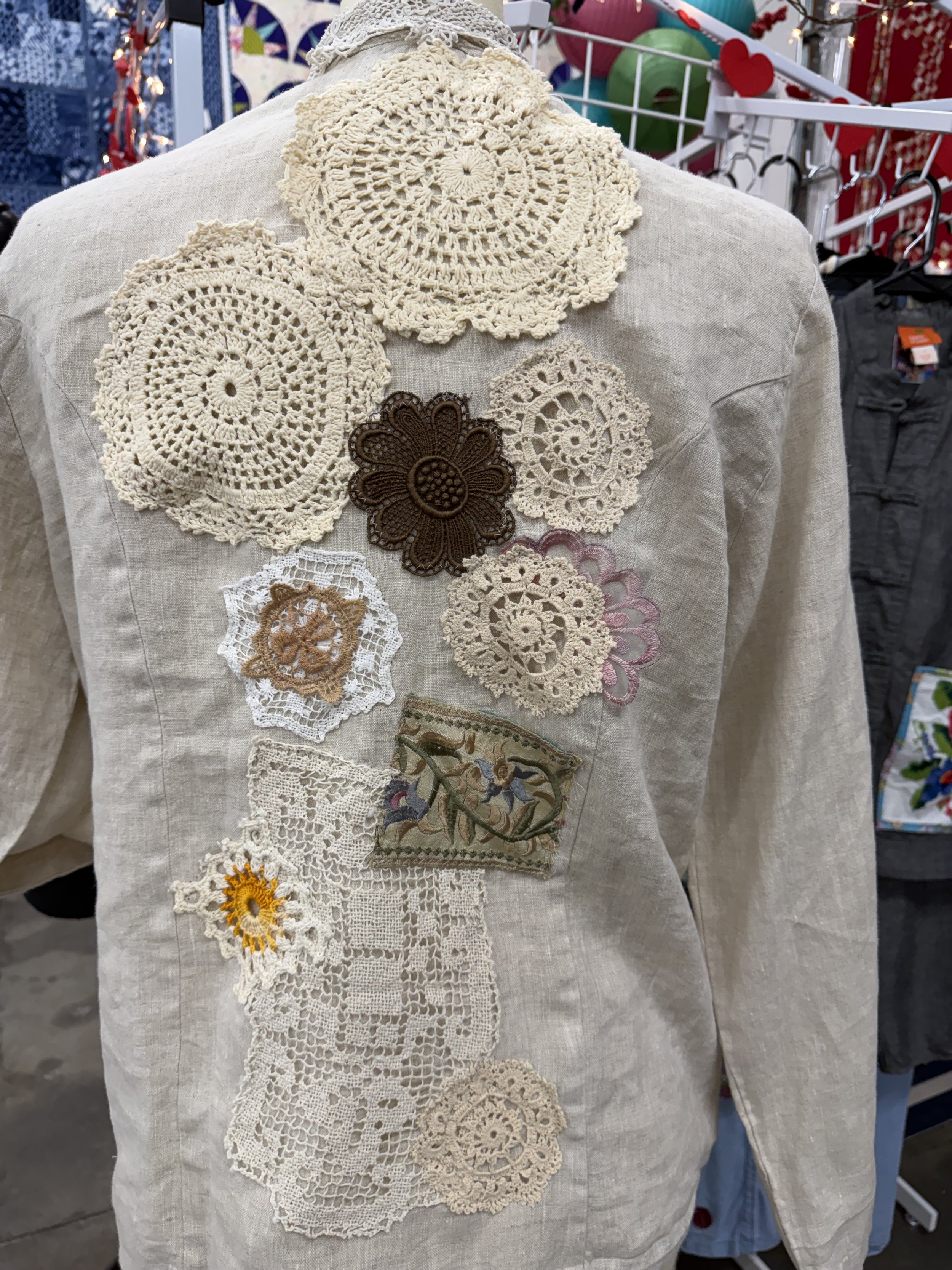 Up-cycled Linen Two-Piece Set by Match Point