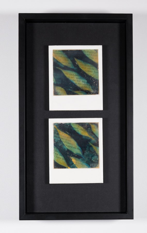 Inherited Currents • Cyanotype Mixed Media • 8.5 x 3.5 in