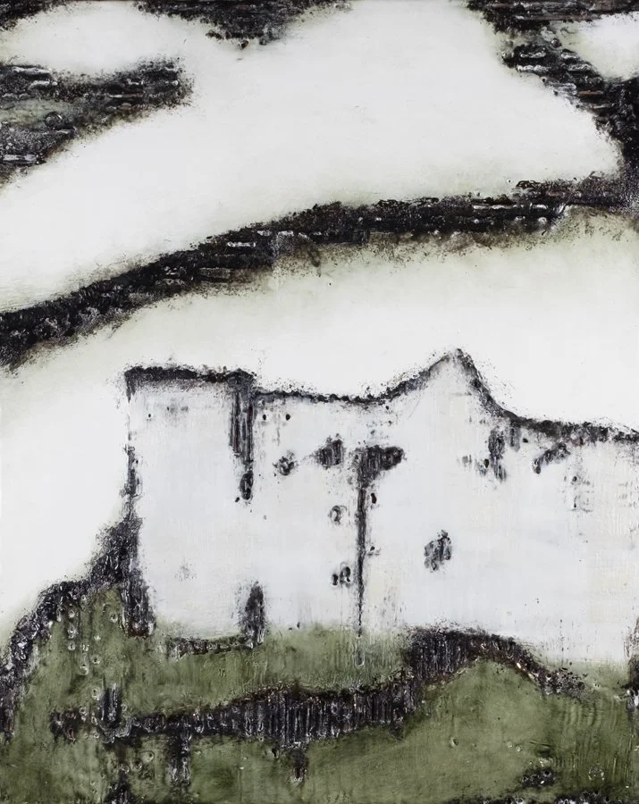 Before the Dream Dissolves - Encaustic Mixed Media - 20 x 16 - $1,120
