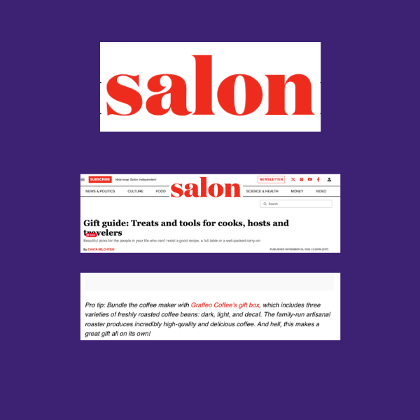 Graffeo Coffee Gift Box in Salon's holiday gift guide