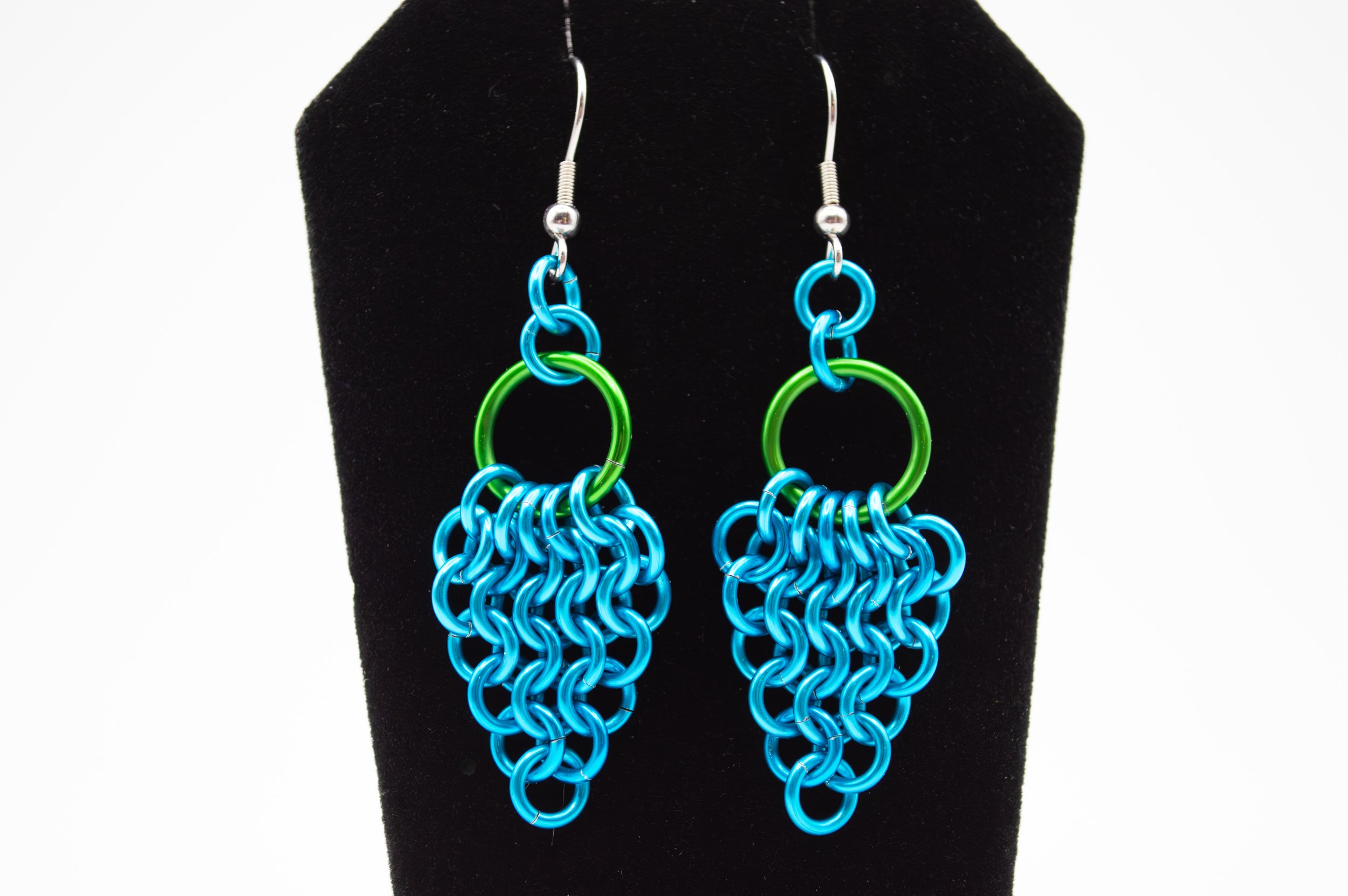 maui blue and shamrock green euro grape earrings-.jpg