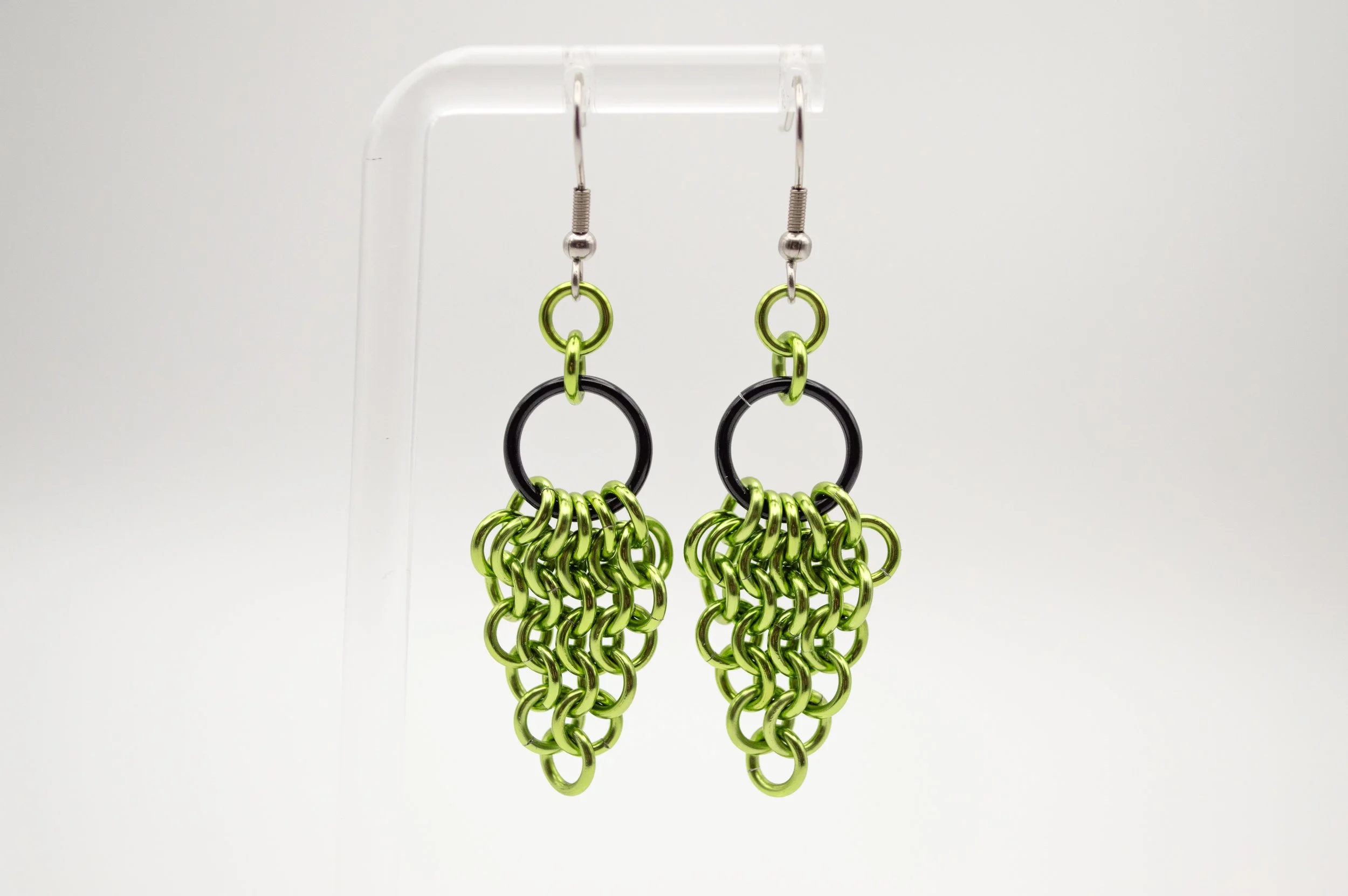 1618 euro grape earrings in black and lime.jpg
