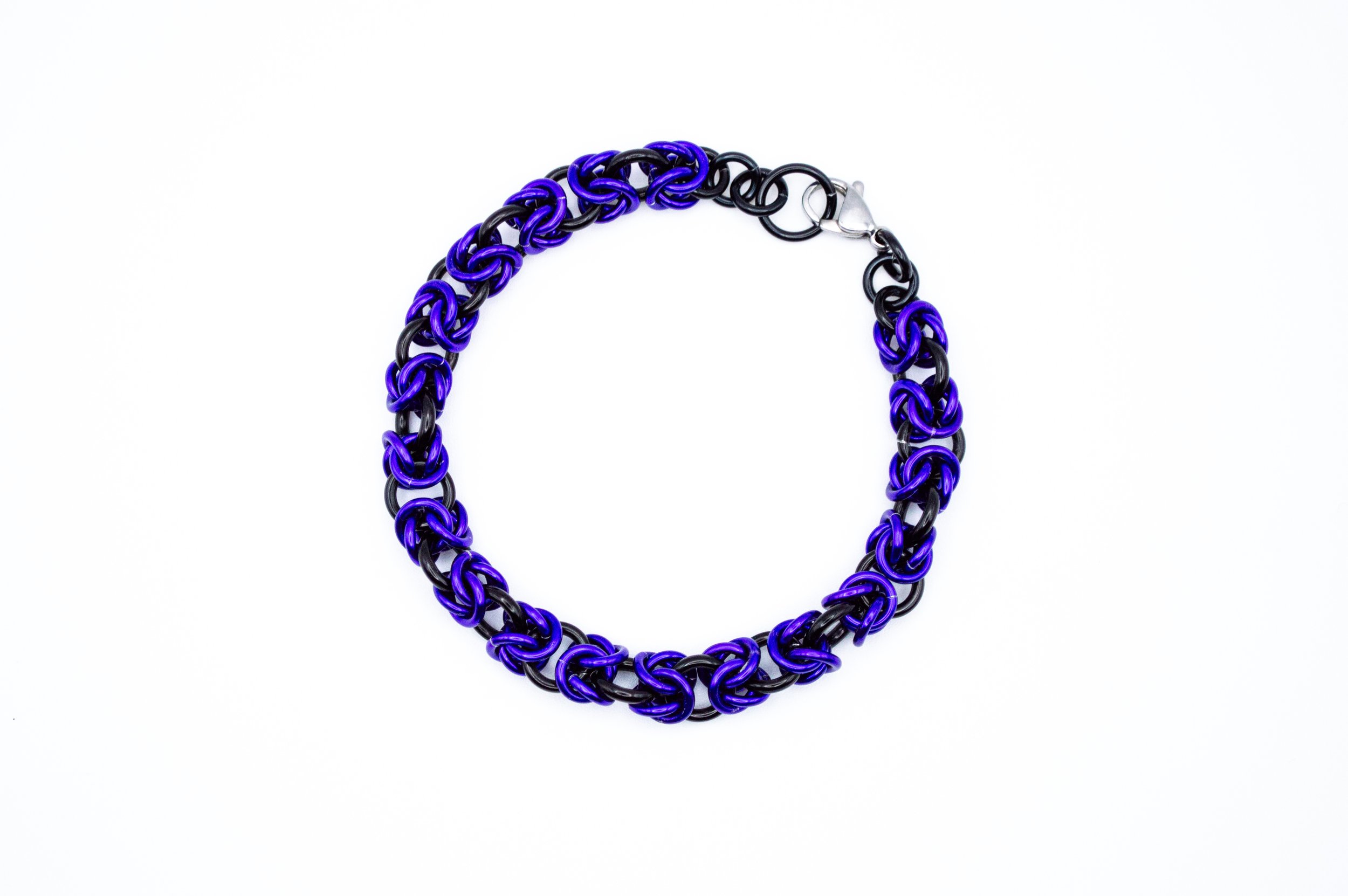 1816 byzantine bracelet in electric purple and black-0451.jpg