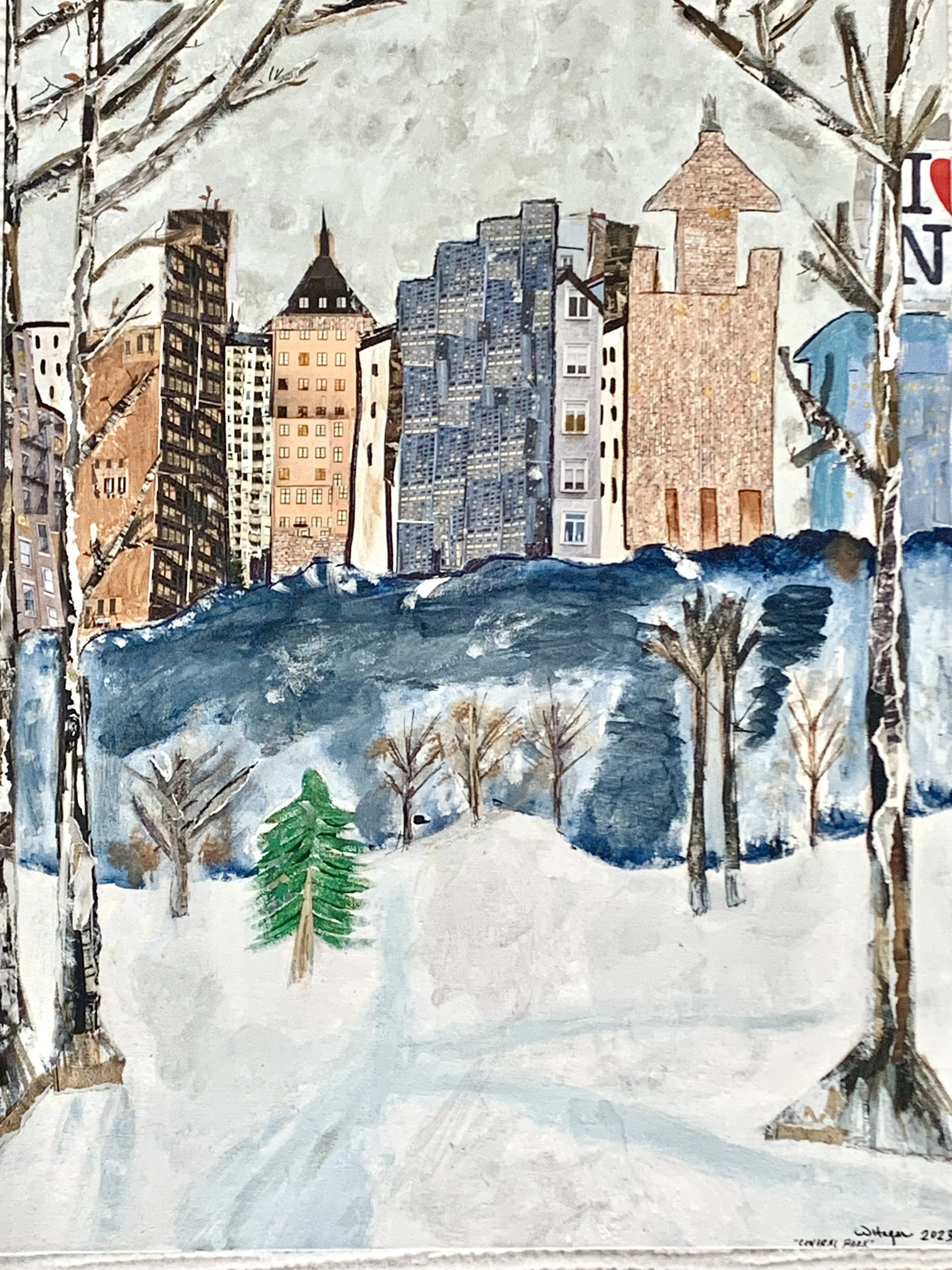 Winter in Central Park, 2021