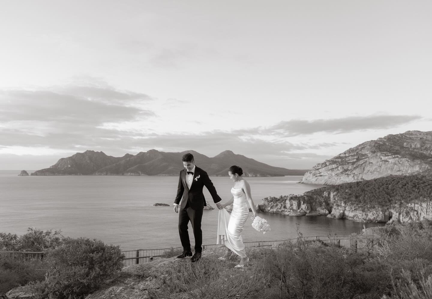 One month married.

Hanalie &amp; Robert&rsquo;s timeless Tasmanian destination wedding @piermont 

Team 🔥
Photography &amp; film @heartandcolour_photography 
Celebrant @islandcelebrant 
Flowers @gypdarling_ 
Music @xosounds.co 
Hair @hair_by_amelia