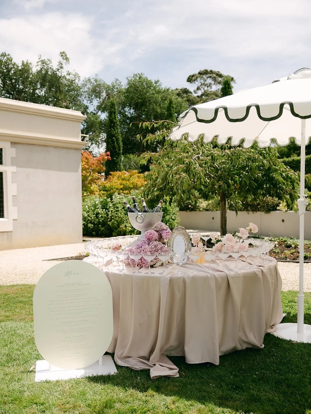 Serena &amp; Lochie&rsquo;s summer garden party @watertonhallwines 

Photography @reneegreen.studio 
Floral @curatebotanica 
Catering @hubertanddan 
Celebrant @romance.meets.rhi 
Content @offagency_ 
Video @candymediatasmania 
Music @xosounds.co 
MUA