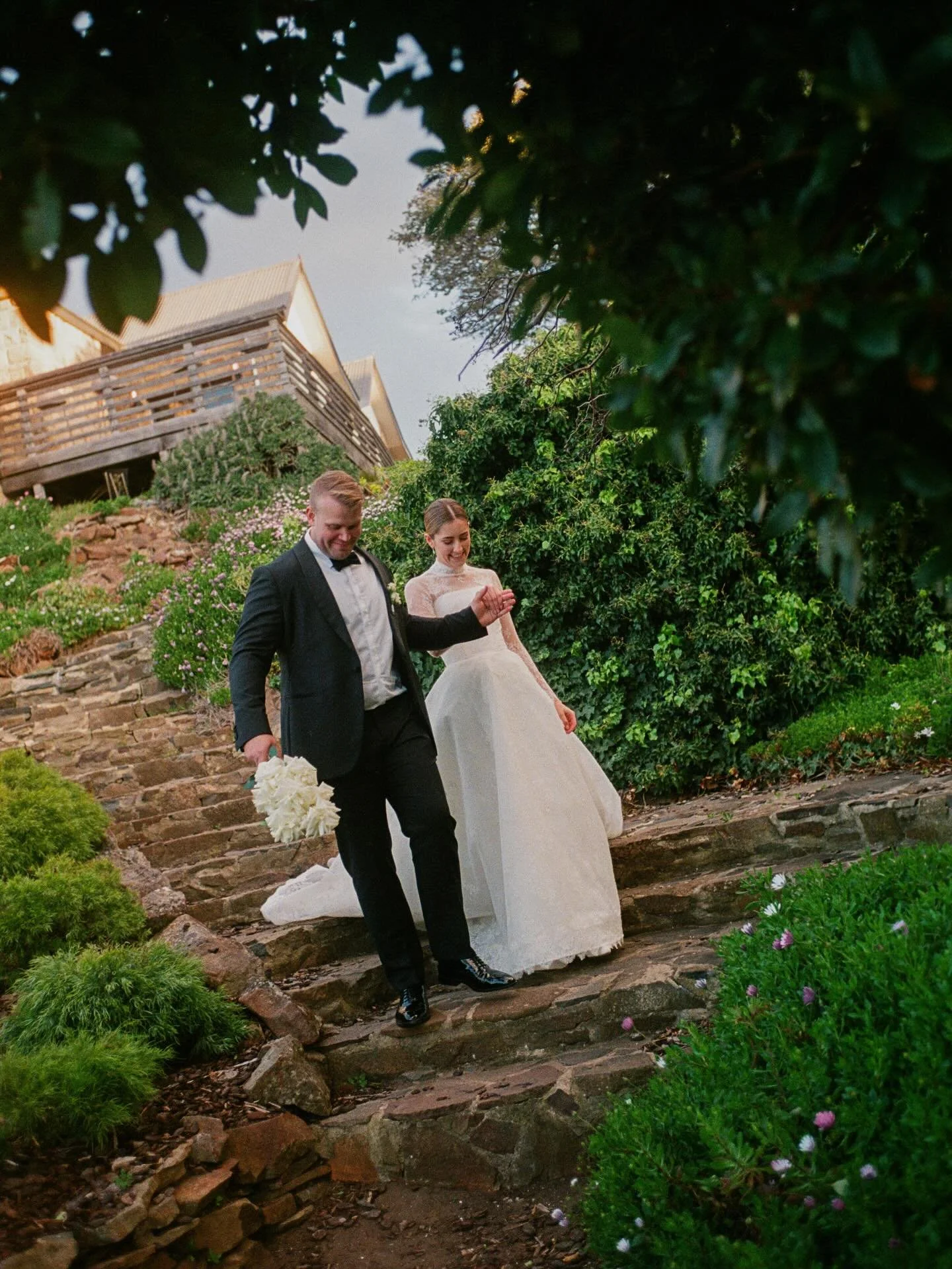 Georgie &amp; Will on film @piermont

Photography @joeywillis 
Film @wildfirecreative_ 
Floral @gypdarling_ 
Stationery @foreverpaperco 
Hair @brookelle.hair 
MUA @jacquibradfieldmakeup 
Gown @darbbridal 
Suit @mjbale 
Music @soundsgoodaus @katebainm