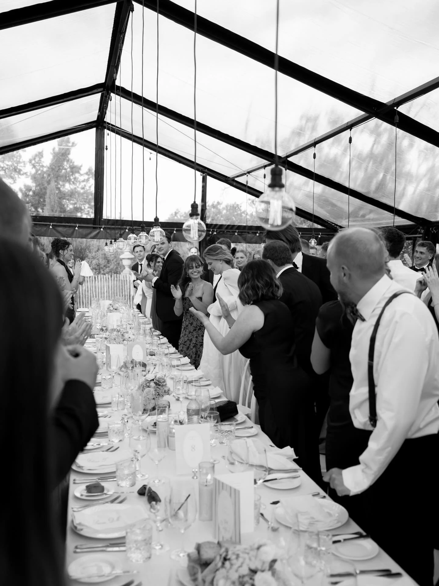 Black &amp; white frames from Gabby &amp; Alberto&rsquo;s incredible celebration. 
.
Photography @davidmuirphoto 
Location Private property 
Marquee @weedinghire 
Video @r.j_visuals 
Catering @flintkitchen 
Flowers @thebotanarchist_ 
Makeup @scarlett