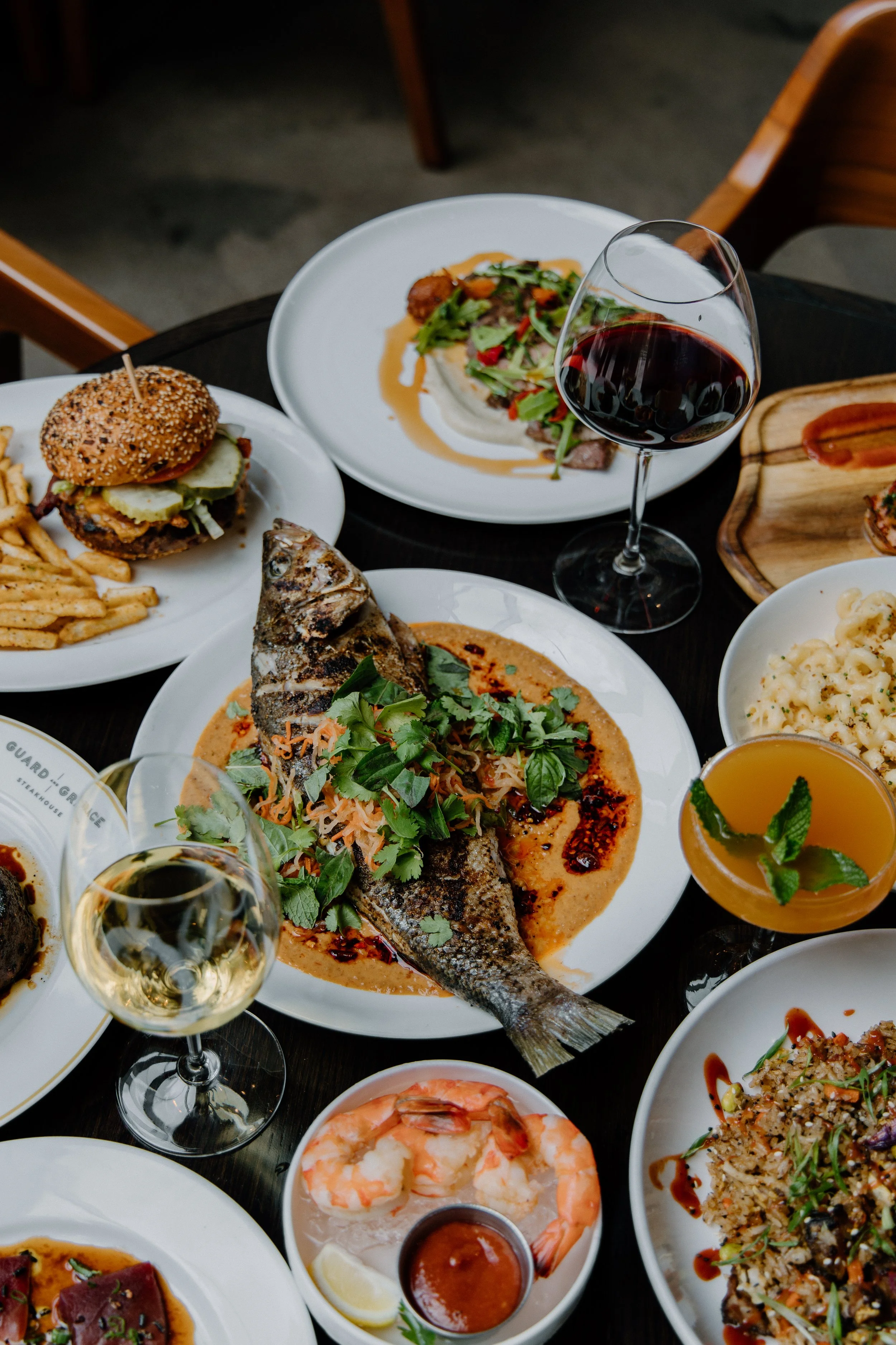 professional food photography. restaurant photography. chicago and houston. guard and grace.