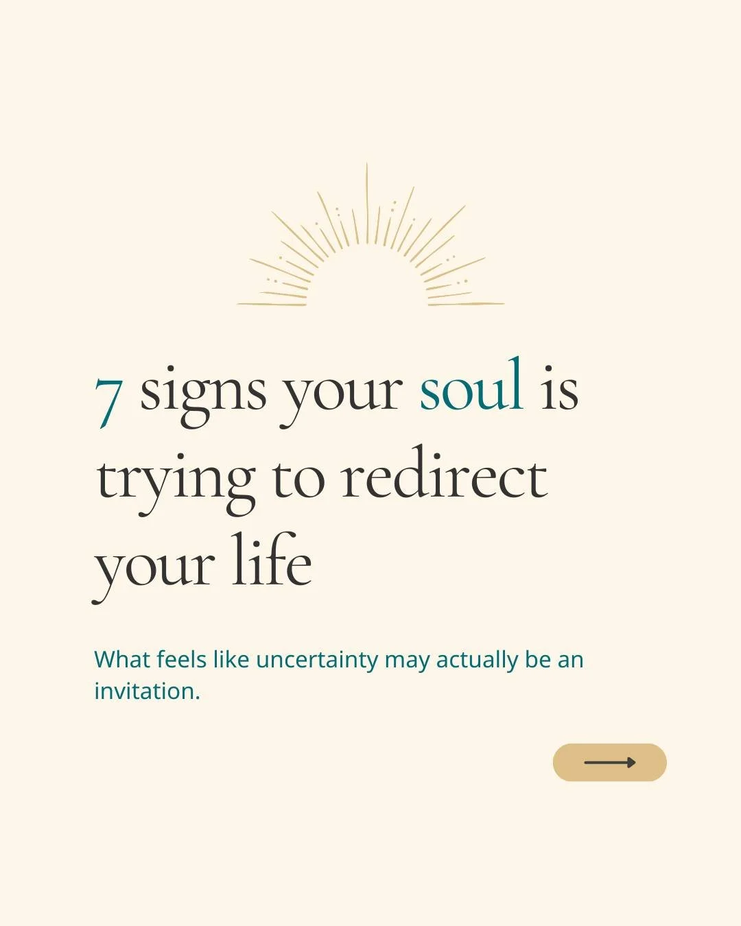 Maybe you're not lost.

Maybe your soul is trying to redirect you.

A few years ago, my husband and I went for an early evening walk. It was the perfect evening with clear, pink skies, and we were talking about how grateful we were for our lives, our