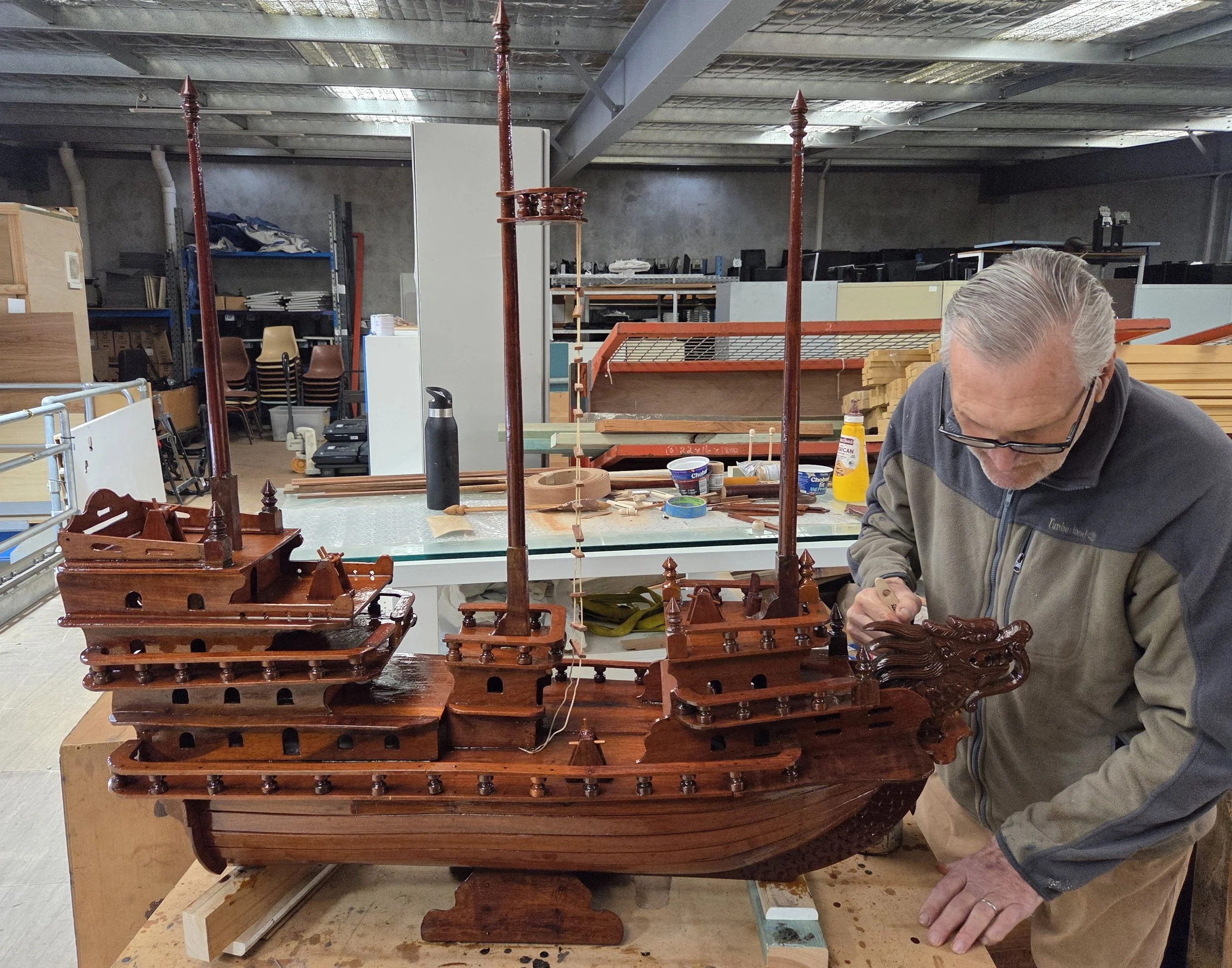 Refurbishing a Chinese Junk