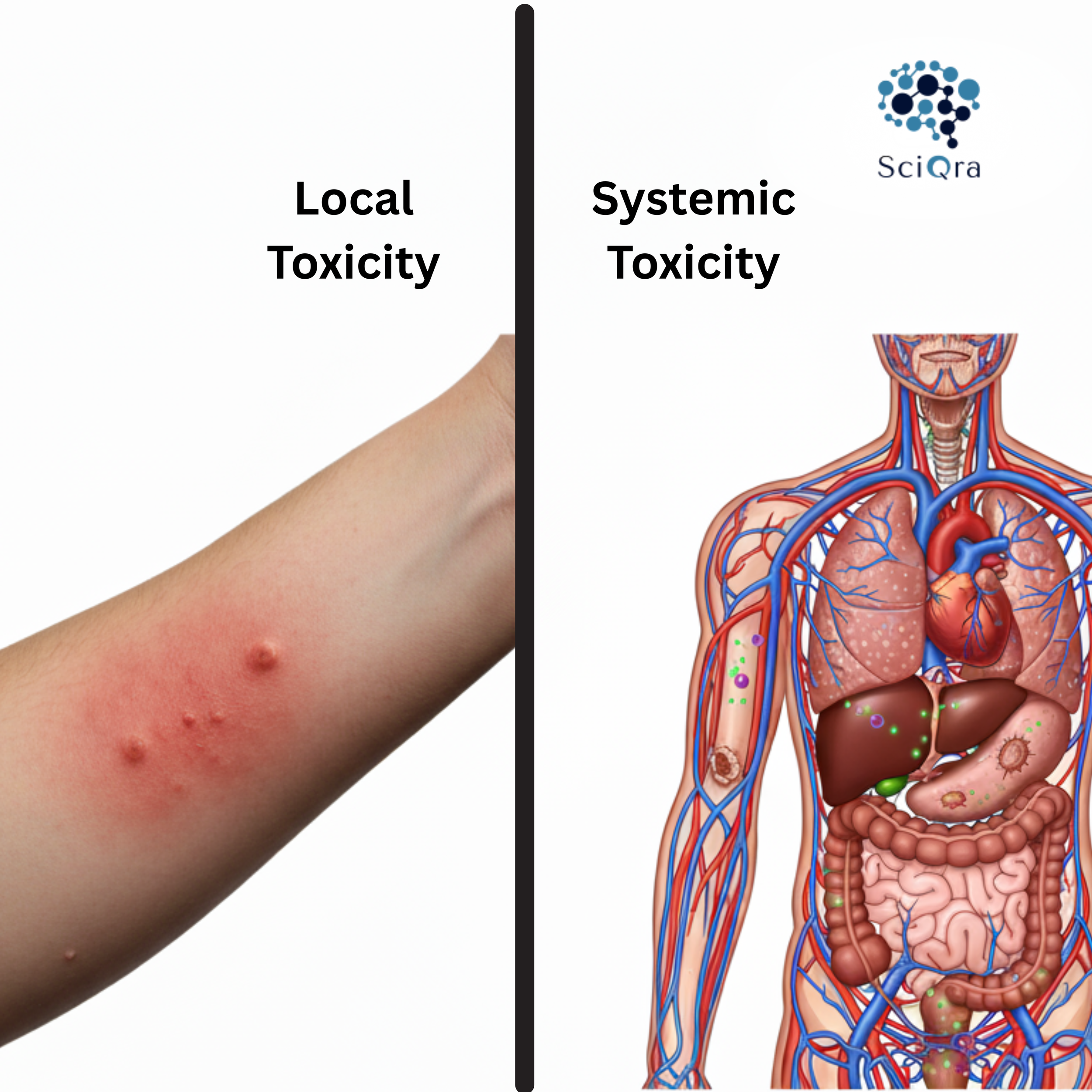 Local vs Systemic Toxicity of Drugs