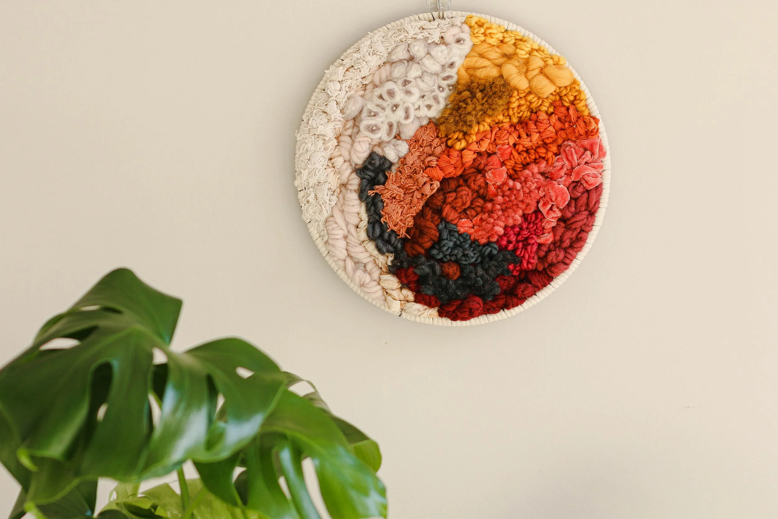 Lunar Eclipse Moon — Round Weaving