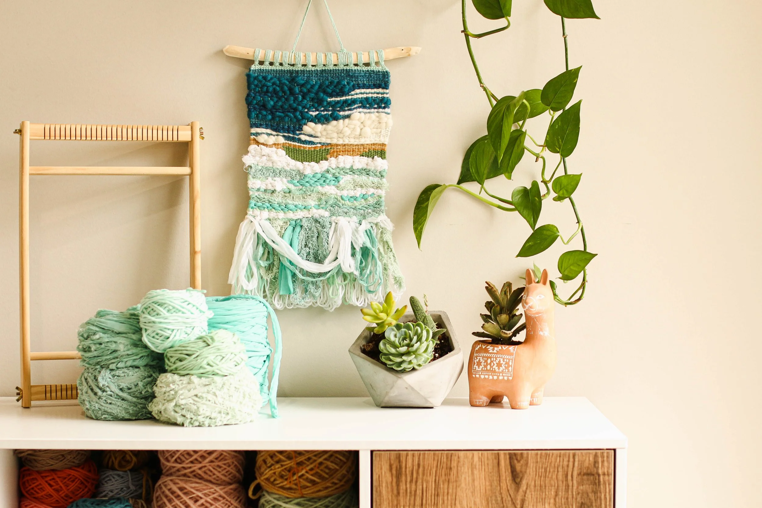 Beacons From the Water — Woven Tapestry