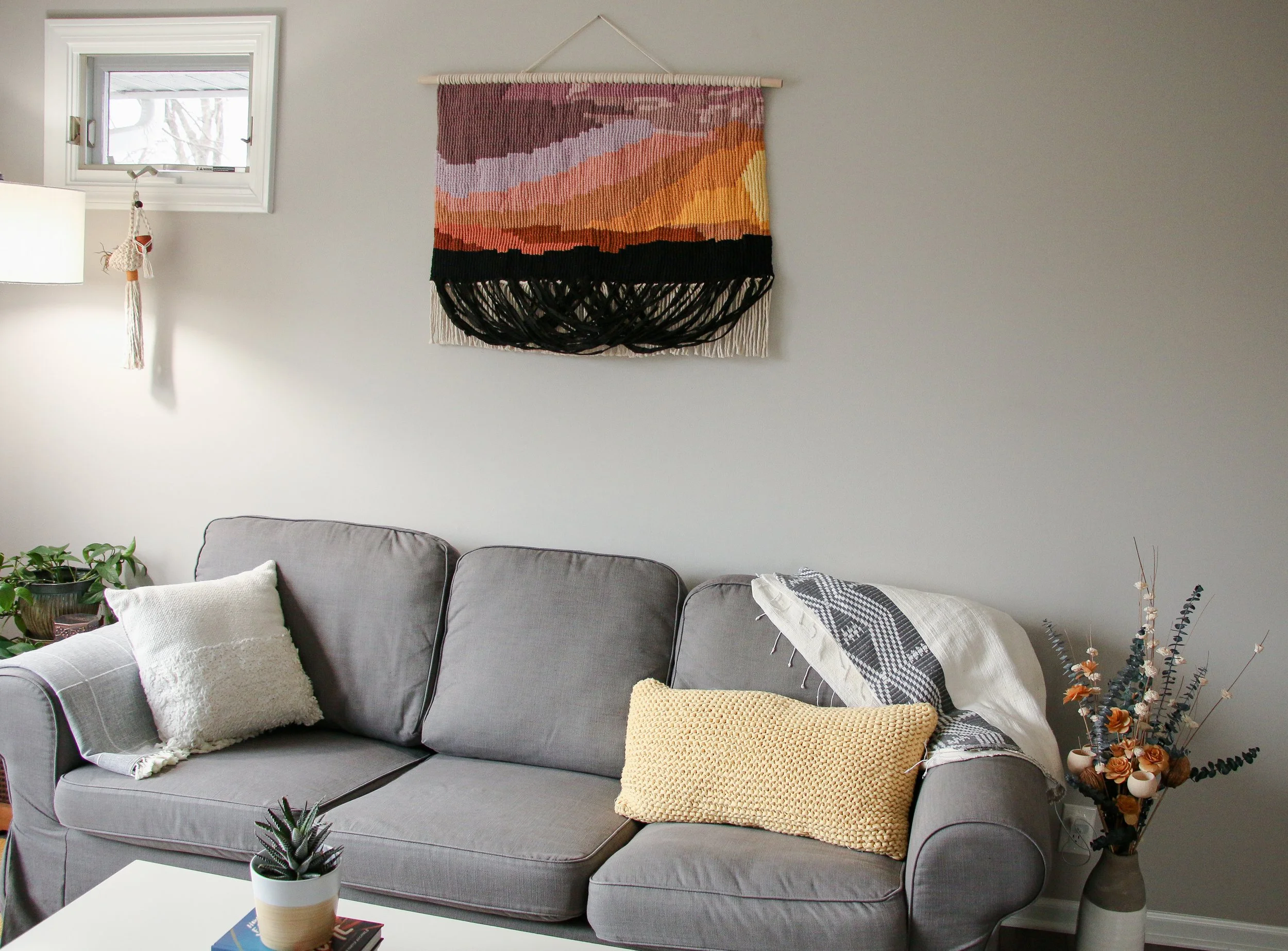 In The Mourning — Macramé Tapestry