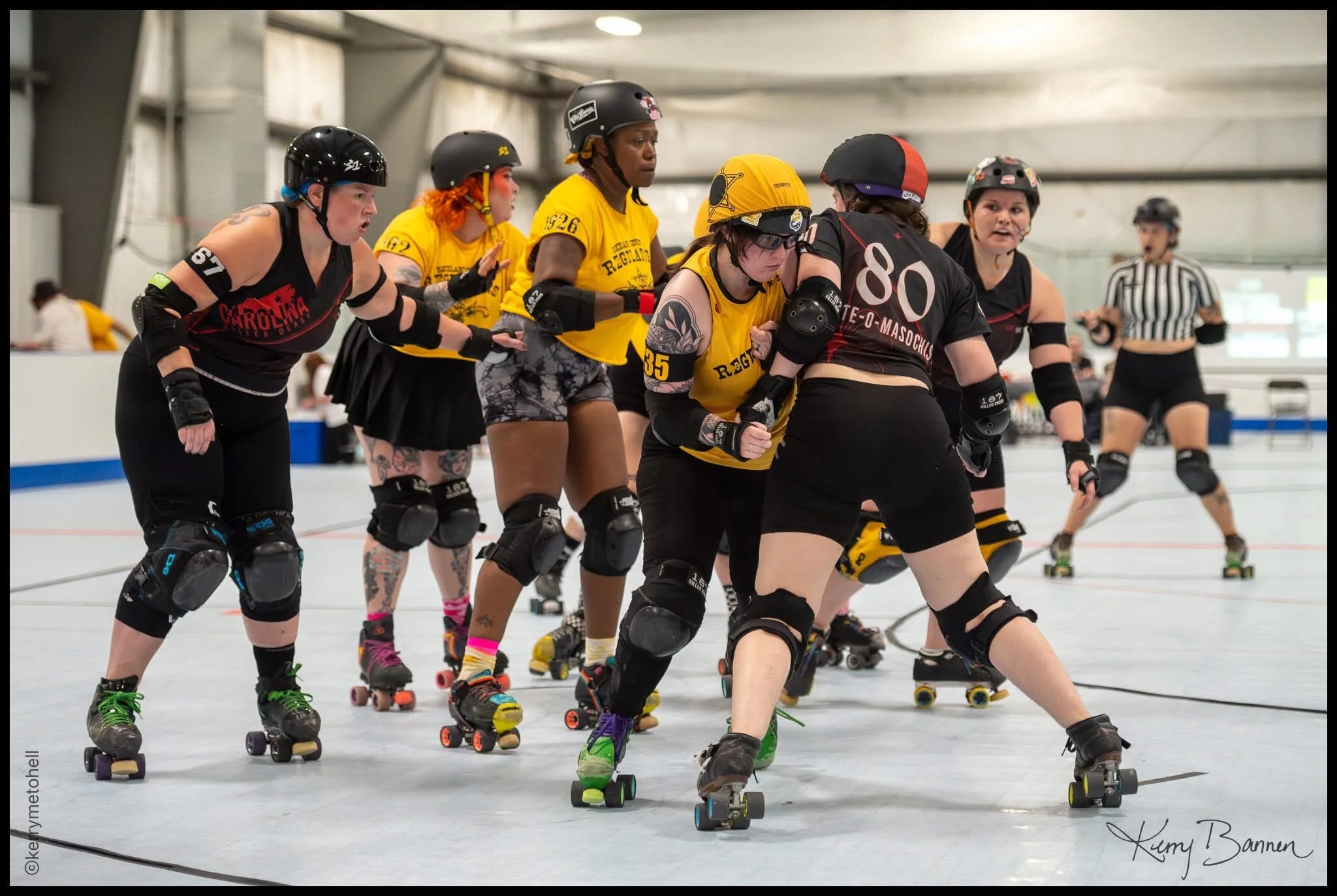 April 25 2026 @ Carolina Roller Derby
Photo Credit: Kerry Me To Hell