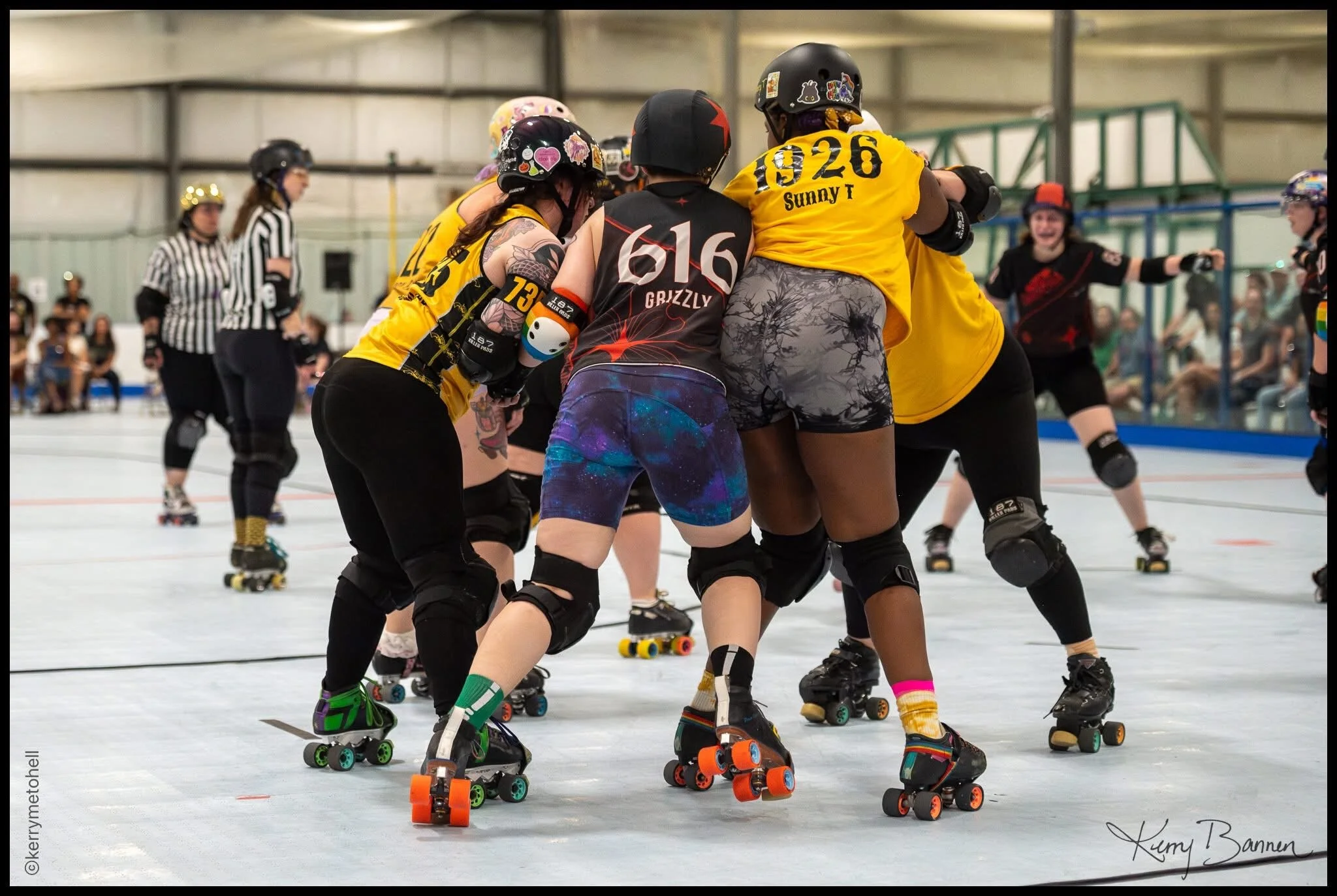 April 25 2026 @ Carolina Roller Derby
Photo Credit: Kerry Me To Hell
