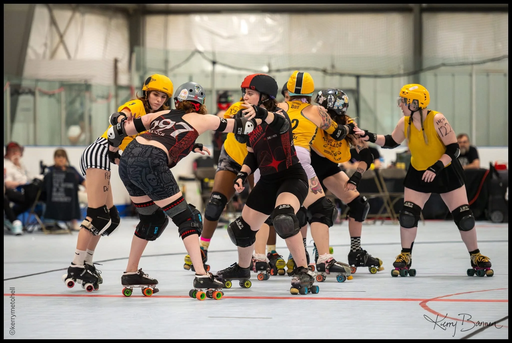 April 25 2026 @ Carolina Roller Derby
Photo Credit: Kerry Me To Hell