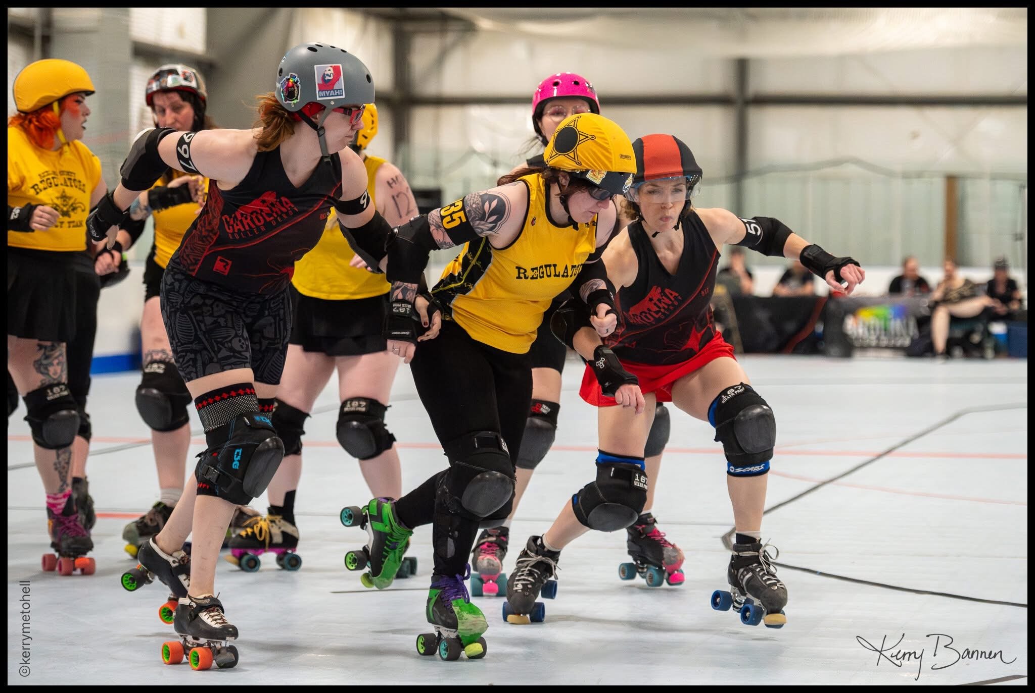 April 25 2026 @ Carolina Roller Derby
Photo Credit: Kerry Me To Hell